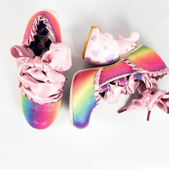 Irregular Choice Happy Hippo Rainbow Heels – Size 39 (New in Box) - Picture 5 of 7